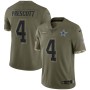 Dak Prescott Dallas Cowboys Nike 2022 Salute To Service Limited Jersey - Olive Dak Prescott Dallas Cowboys Nike 2022 Salute To Service Limited Jersey - Olive