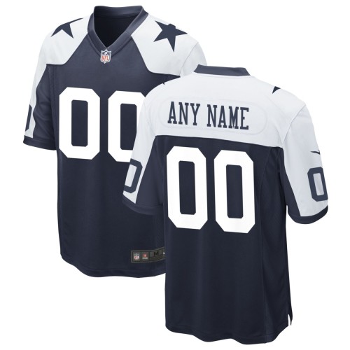 Dallas Cowboys Nike Alternate Custom Game Jersey - Navy Dallas Cowboys Nike Alternate Custom Game Jersey - Navy