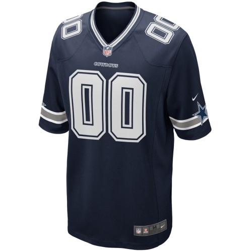 Dallas Cowboys Nike Custom Game Jersey - Navy Dallas Cowboys Nike Custom Game Jersey - Navy