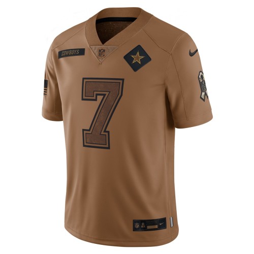 Trevon Diggs Dallas Cowboys Nike 2023 Salute To Service Limited Jersey - Brown Trevon Diggs Dallas Cowboys Nike 2023 Salute To Service Limited Jersey - Brown