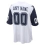 Dallas Cowboys Nike Alternate Custom Game Jersey - White Dallas Cowboys Nike Alternate Custom Game Jersey - White