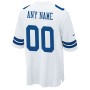 Dallas Cowboys Nike Custom Game Jersey - White Dallas Cowboys Nike Custom Game Jersey - White