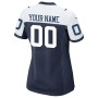 Dallas Cowboys Nike Women's Alternate Custom Game Jersey - Navy Dallas Cowboys Nike Women's Alternate Custom Game Jersey - Navy