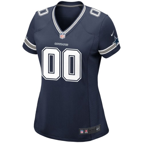 Dallas Cowboys Nike Women's Custom Game Jersey - Navy Dallas Cowboys Nike Women's Custom Game Jersey - Navy