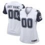 Dallas Cowboys Nike Women's Alternate Custom Game Jersey - White Dallas Cowboys Nike Women's Alternate Custom Game Jersey - White