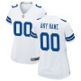 Dallas Cowboys Nike Women's Custom Game Jersey - White Dallas Cowboys Nike Women's Custom Game Jersey - White