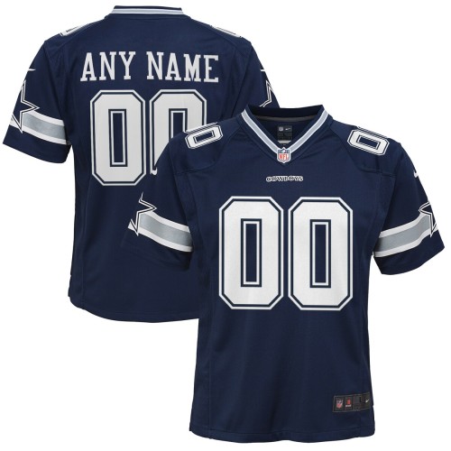 Dallas Cowboys Nike Youth Custom Game Jersey - Navy Dallas Cowboys Nike Youth Custom Game Jersey - Navy
