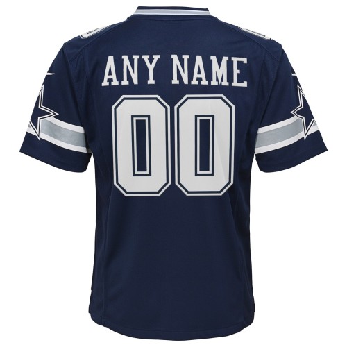 Dallas Cowboys Nike Youth Custom Game Jersey - Navy Dallas Cowboys Nike Youth Custom Game Jersey - Navy