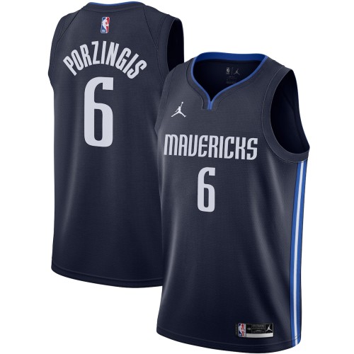 Kristaps Porzingis Dallas Mavericks Jordan Brand 2020/21 Swingman Jersey - Statement Edition - Navy Kristaps Porzingis Dallas Mavericks Jordan Brand 2020/21 Swingman Jersey - Statement Edition - Navy