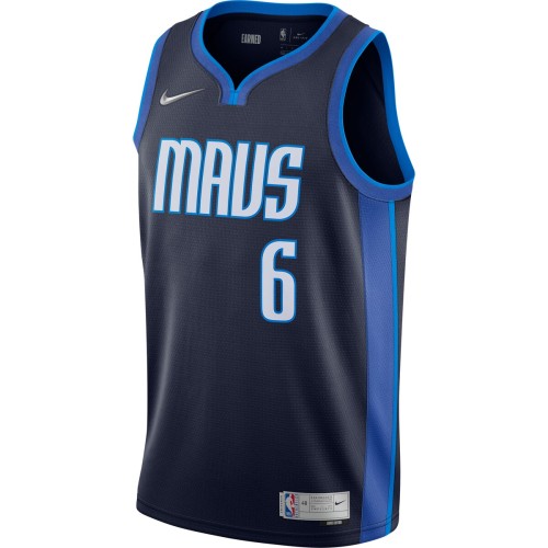 Kristaps Porzingis Dallas Mavericks Nike 2020/21 Swingman Player Jersey Navy - Earned Edition Kristaps Porzingis Dallas Mavericks Nike 2020/21 Swingman Player Jersey Navy - Earned Edition