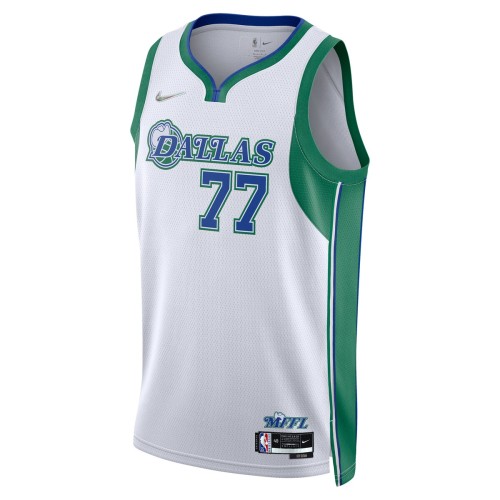 Luka Doncic Dallas Mavericks Nike 2021/22 Swingman Jersey - City Edition - White Luka Doncic Dallas Mavericks Nike 2021/22 Swingman Jersey - City Edition - White