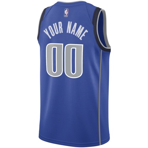 Dallas Mavericks Nike Swingman Custom Jersey Royal - Icon Edition Dallas Mavericks Nike Swingman Custom Jersey Royal - Icon Edition