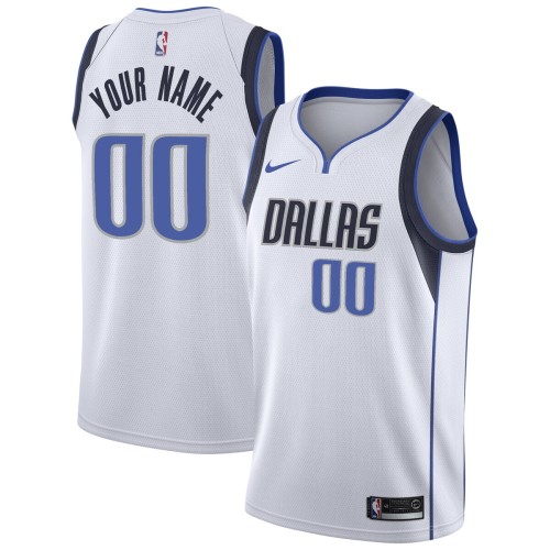 Dallas Mavericks Nike Custom Swingman Jersey White - Association Edition Dallas Mavericks Nike Custom Swingman Jersey White - Association Edition
