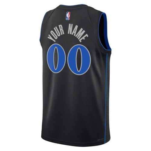 Dallas Mavericks Nike Unisex 2023/24 Custom Swingman Jersey - Black - City Edition Dallas Mavericks Nike Unisex 2023/24 Custom Swingman Jersey - Black - City Edition