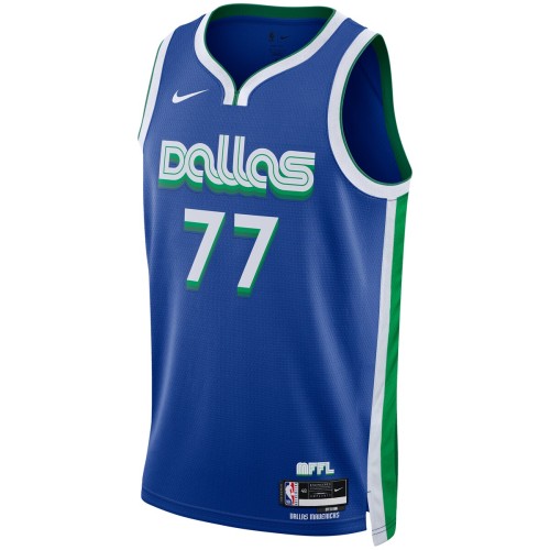 Luka Doncic Dallas Mavericks Nike Unisex 2022/23 Swingman Jersey - City Edition - Blue Luka Doncic Dallas Mavericks Nike Unisex 2022/23 Swingman Jersey - City Edition - Blue