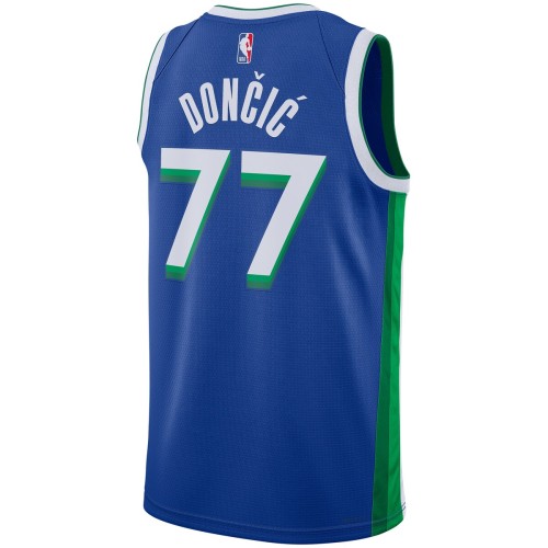 Luka Doncic Dallas Mavericks Nike Unisex 2022/23 Swingman Jersey - City Edition - Blue Luka Doncic Dallas Mavericks Nike Unisex 2022/23 Swingman Jersey - City Edition - Blue