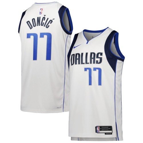Luka Doncic Dallas Mavericks Nike Unisex 2022/23 Swingman Jersey - Icon Edition - White Luka Doncic Dallas Mavericks Nike Unisex 2022/23 Swingman Jersey - Icon Edition - White