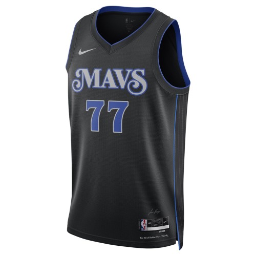 Luka Dončić Dallas Mavericks Nike Unisex 2023/24 Swingman Jersey - Black - City Edition Luka Dončić Dallas Mavericks Nike Unisex 2023/24 Swingman Jersey - Black - City Edition