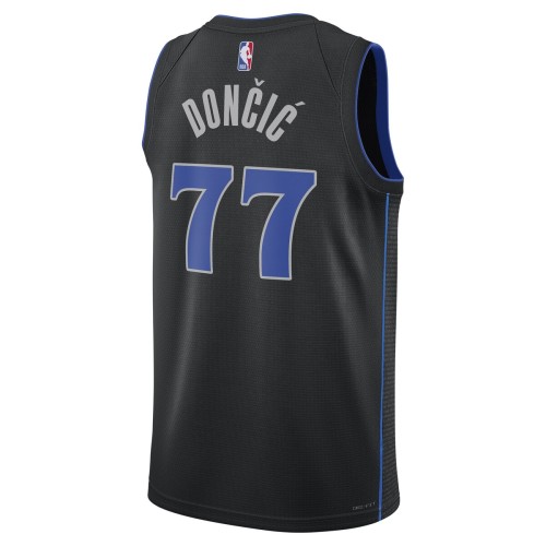 Luka Dončić Dallas Mavericks Nike Unisex 2023/24 Swingman Jersey - Black - City Edition Luka Dončić Dallas Mavericks Nike Unisex 2023/24 Swingman Jersey - Black - City Edition