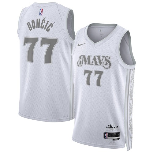 Luka Dončić Dallas Mavericks Nike Unisex 2024/25 Swingman Player Jersey - City Edition - White Luka Dončić Dallas Mavericks Nike Unisex 2024/25 Swingman Player Jersey - City Edition - White