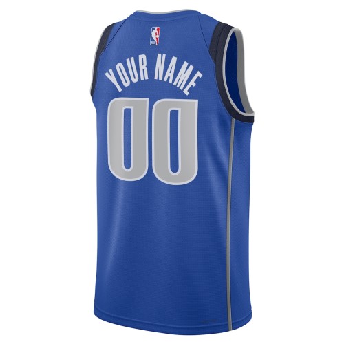 Dallas Mavericks Nike Unisex 2022/23 Swingman Custom Jersey Royal - Icon Edition Dallas Mavericks Nike Unisex 2022/23 Swingman Custom Jersey Royal - Icon Edition