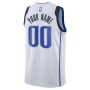 Dallas Mavericks Nike Unisex 2022/23 Swingman Custom Jersey White - Association Edition Dallas Mavericks Nike Unisex 2022/23 Swingman Custom Jersey White - Association Edition