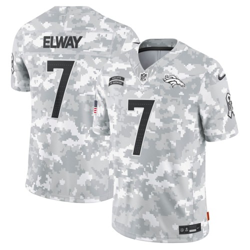 John Elway Denver Broncos Nike 2024 Salute to Service Retired Player Limited Jersey - Arctic Camo John Elway Denver Broncos Nike 2024 Salute to Service Retired Player Limited Jersey - Arctic Camo