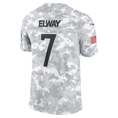 John Elway Denver Broncos Nike 2024 Salute to Service Retired Player Limited Jersey - Arctic Camo John Elway Denver Broncos Nike 2024 Salute to Service Retired Player Limited Jersey - Arctic Camo