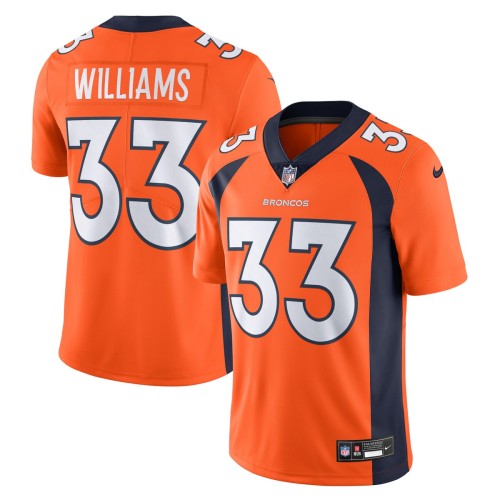 Javonte Williams Denver Broncos Nike Vapor Untouchable Limited Jersey - Orange Javonte Williams Denver Broncos Nike Vapor Untouchable Limited Jersey - Orange