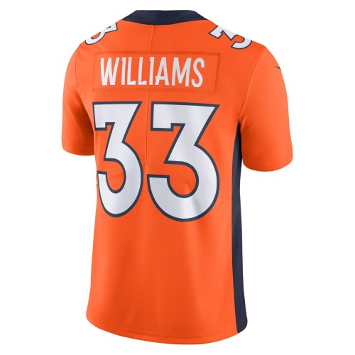 Javonte Williams Denver Broncos Nike Vapor Untouchable Limited Jersey - Orange Javonte Williams Denver Broncos Nike Vapor Untouchable Limited Jersey - Orange