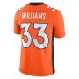 Javonte Williams Denver Broncos Nike Vapor Untouchable Limited Jersey - Orange Javonte Williams Denver Broncos Nike Vapor Untouchable Limited Jersey - Orange