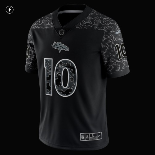 Jerry Jeudy Denver Broncos Nike RFLCTV Limited Jersey - Black Jerry Jeudy Denver Broncos Nike RFLCTV Limited Jersey - Black