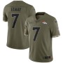 John Elway Denver Broncos 2022 Salute To Service Retired Player Limited Jersey - Olive John Elway Denver Broncos 2022 Salute To Service Retired Player Limited Jersey - Olive