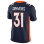Justin Simmons Denver Broncos Nike Alternate Vapor Limited Jersey - Navy Justin Simmons Denver Broncos Nike Alternate Vapor Limited Jersey - Navy