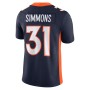Justin Simmons Denver Broncos Nike Vapor Untouchable Limited Jersey - Navy Justin Simmons Denver Broncos Nike Vapor Untouchable Limited Jersey - Navy