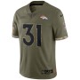 Justin Simmons Denver Broncos Nike 2022 Salute To Service Limited Jersey - Olive Justin Simmons Denver Broncos Nike 2022 Salute To Service Limited Jersey - Olive