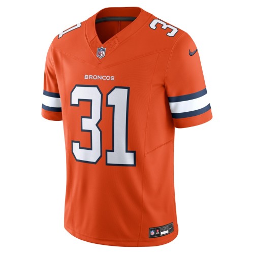 Justin Simmons Denver Broncos Nike Vapor F.U.S.E. Limited Jersey - Orange Justin Simmons Denver Broncos Nike Vapor F.U.S.E. Limited Jersey - Orange