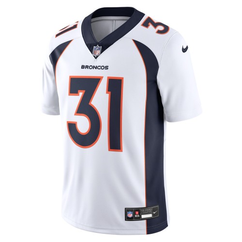 Justin Simmons Denver Broncos Nike Vapor Untouchable Limited Jersey - White Justin Simmons Denver Broncos Nike Vapor Untouchable Limited Jersey - White