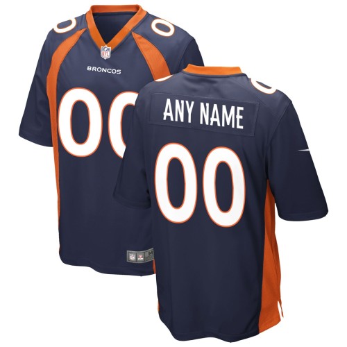 Denver Broncos Nike Alternate Custom Game Jersey - Navy Denver Broncos Nike Alternate Custom Game Jersey - Navy