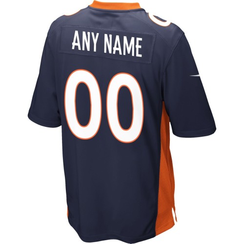Denver Broncos Nike Alternate Custom Game Jersey - Navy Denver Broncos Nike Alternate Custom Game Jersey - Navy