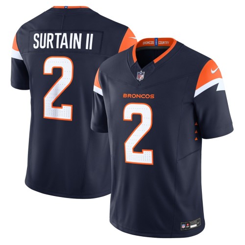 Patrick Surtain II Denver Broncos Nike Mile High Collection Vapor F.U.S.E. Limited Jersey - Navy Patrick Surtain II Denver Broncos Nike Mile High Collection Vapor F.U.S.E. Limited Jersey - Navy