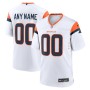 Denver Broncos Nike Custom Game Jersey - White Denver Broncos Nike Custom Game Jersey - White