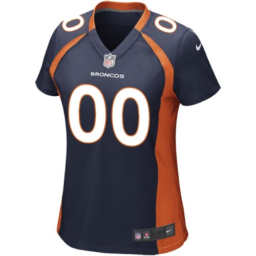 Denver Broncos Nike Women's Alternate Custom Game Jersey - Navy Denver Broncos Nike Women's Alternate Custom Game Jersey - Navy