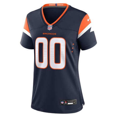 Denver Broncos Nike Women's Alternate Custom Game Jersey - Navy Denver Broncos Nike Women's Alternate Custom Game Jersey - Navy