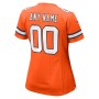 Denver Broncos Nike Women's Alternate Custom Game Jersey - Orange Denver Broncos Nike Women's Alternate Custom Game Jersey - Orange