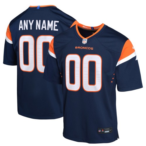 Denver Broncos Nike Youth Alternate Custom Game Jersey - Navy Denver Broncos Nike Youth Alternate Custom Game Jersey - Navy