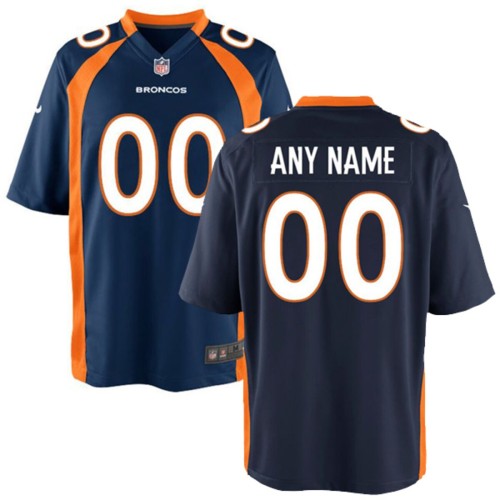 Denver Broncos Nike Youth Game Custom Jersey - Navy Denver Broncos Nike Youth Game Custom Jersey - Navy