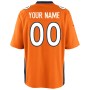 Denver Broncos Nike Youth Custom Game Jersey - Orange Denver Broncos Nike Youth Custom Game Jersey - Orange