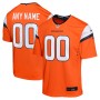 Denver Broncos Nike Youth Custom Game Jersey - Orange Denver Broncos Nike Youth Custom Game Jersey - Orange
