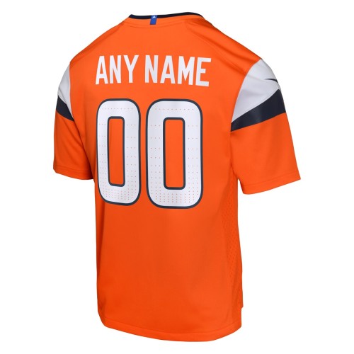 Denver Broncos Nike Youth Custom Game Jersey - Orange Denver Broncos Nike Youth Custom Game Jersey - Orange